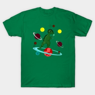 Dinosaur in Space T-Shirt